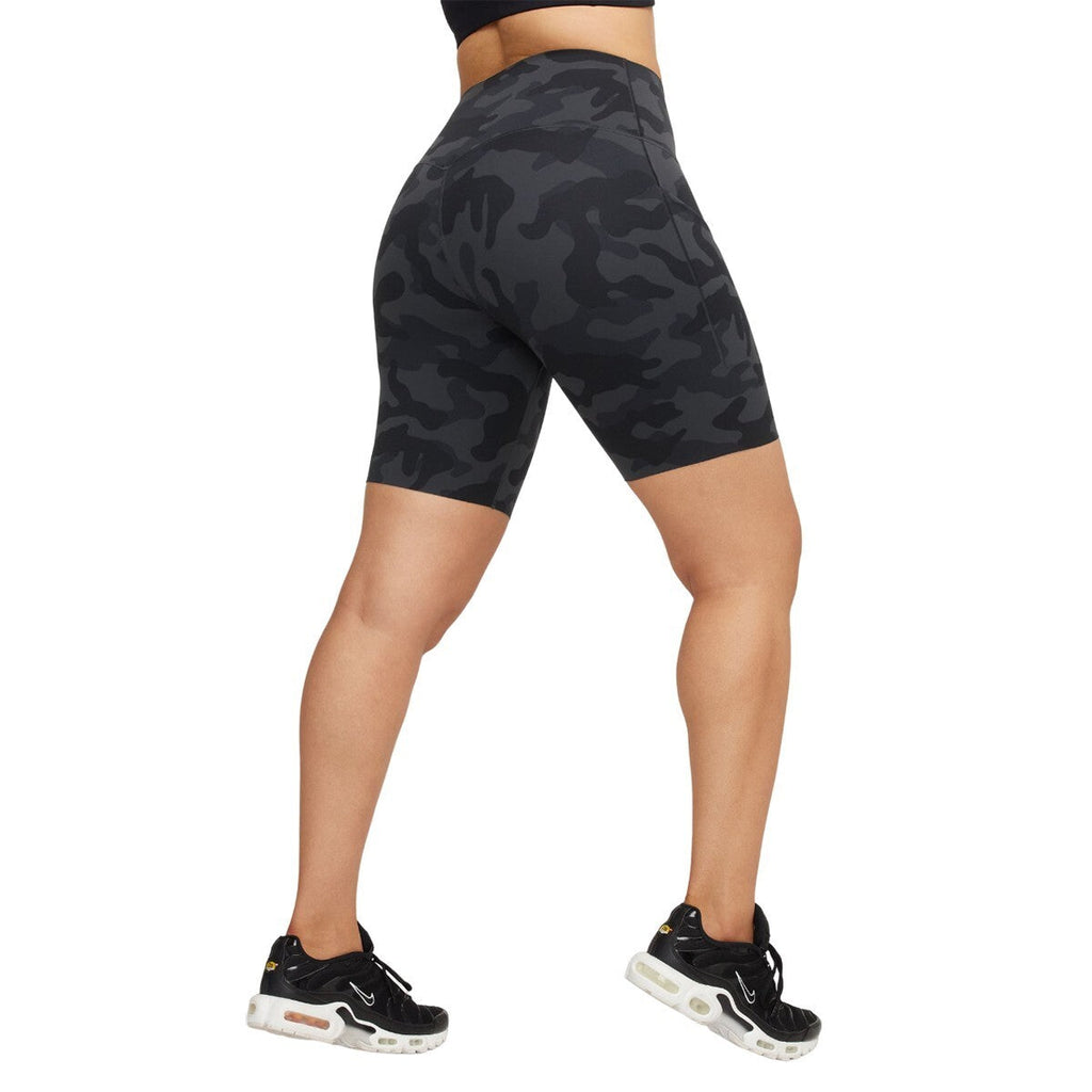 Unisex Nike Universal Biker Shorts Black Stretch Pull On High-Waisted SRT295