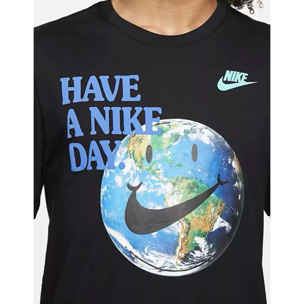 Men's Nike Sportswear Have A Nike Day T-Shirt Black/Blue DM6331-010