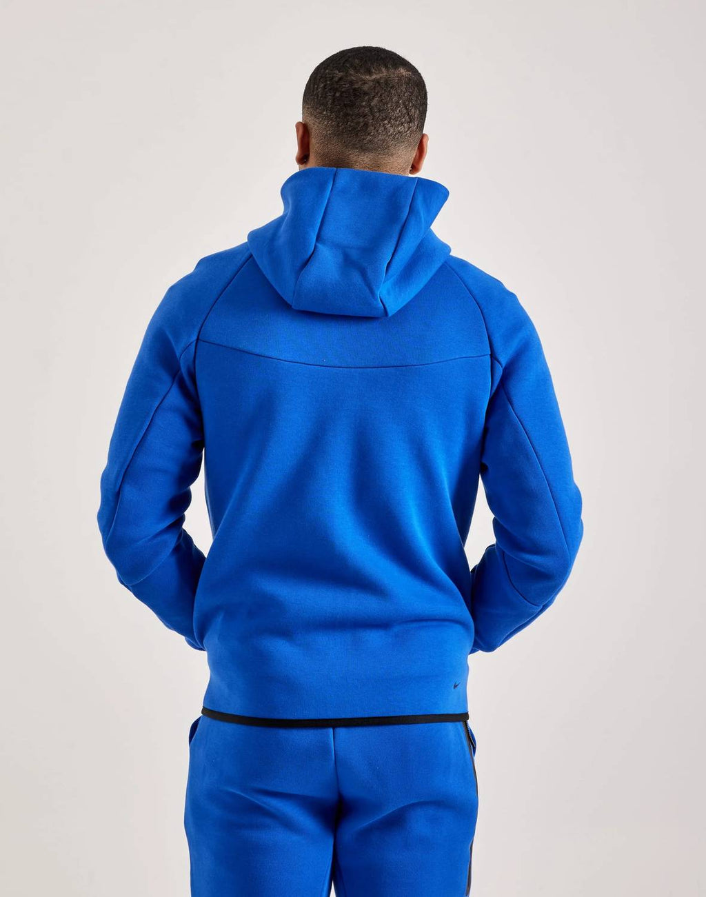 Men's Tech Fleece Zip Up Hoodie In Royal Blue