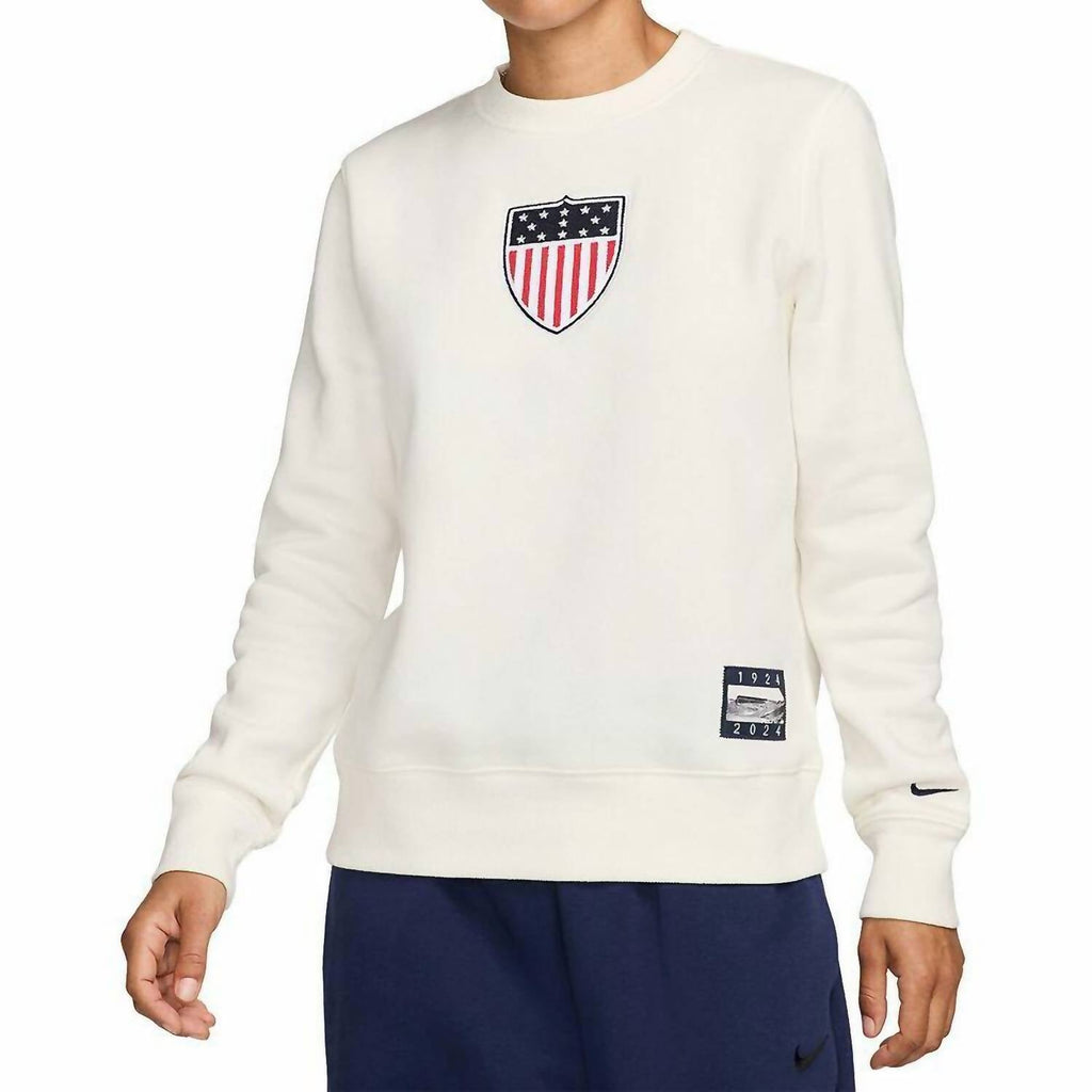 Women's Team Usa Phoenix Pullover Sweatshirt In White