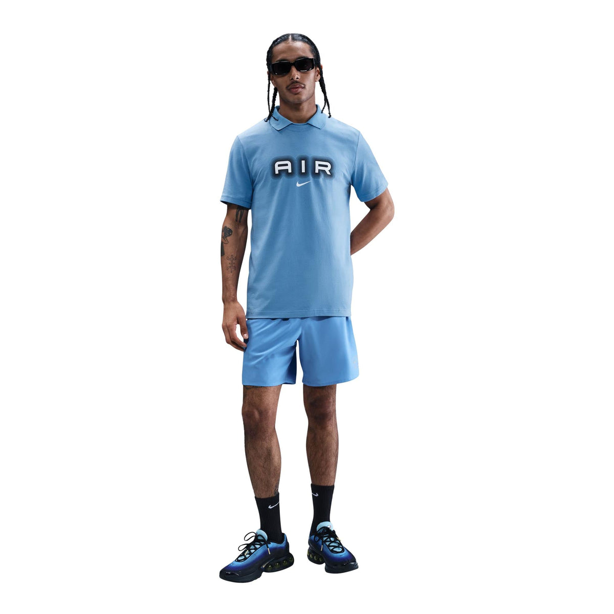 MENS NIKE AIR GRAPHIC T SHIRT_BLUE BEYOND
