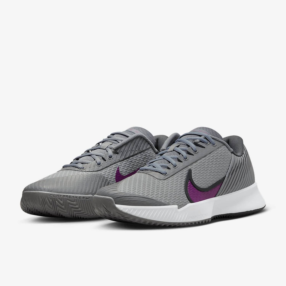Men's Zoom Vapor Pro Two Hc Shoes In Smoke Grey Sangria