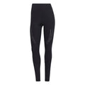 Black training leggings with dotted side panels at the calves