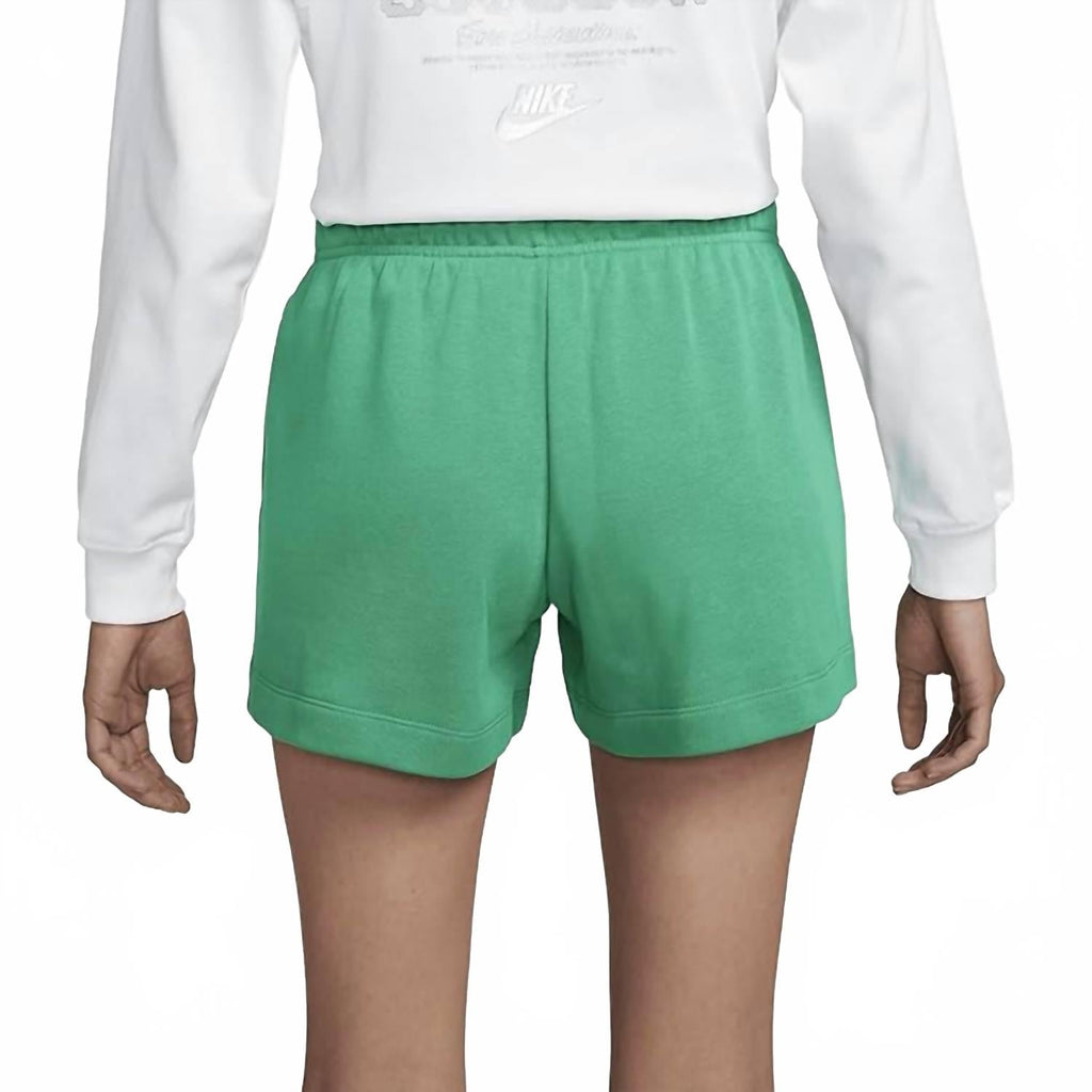 Women's Club Fleece Mid Rise Shorts In Green
