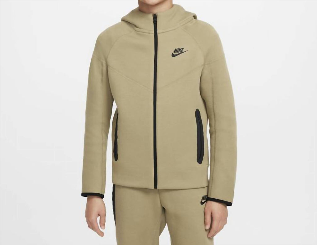 Sportswear Tech Fleece Windrunner Full Zip Hoodie In Neutral Olive/black