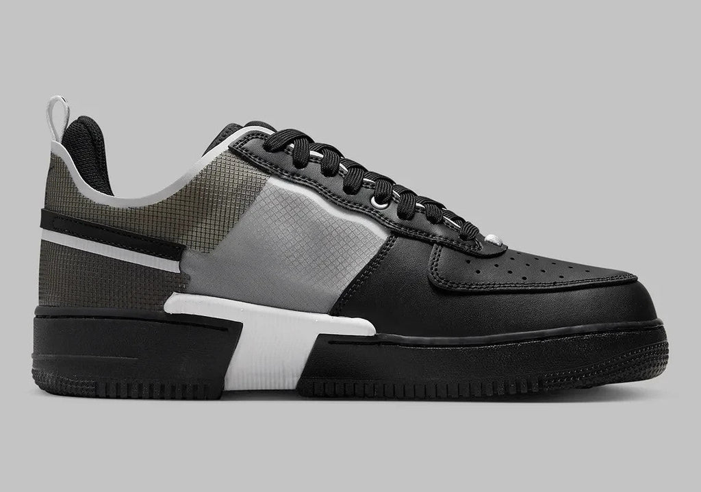 Men's Nike Air Force 1 React DM0573-002 Sneaker Black White Lifestyle Shoes