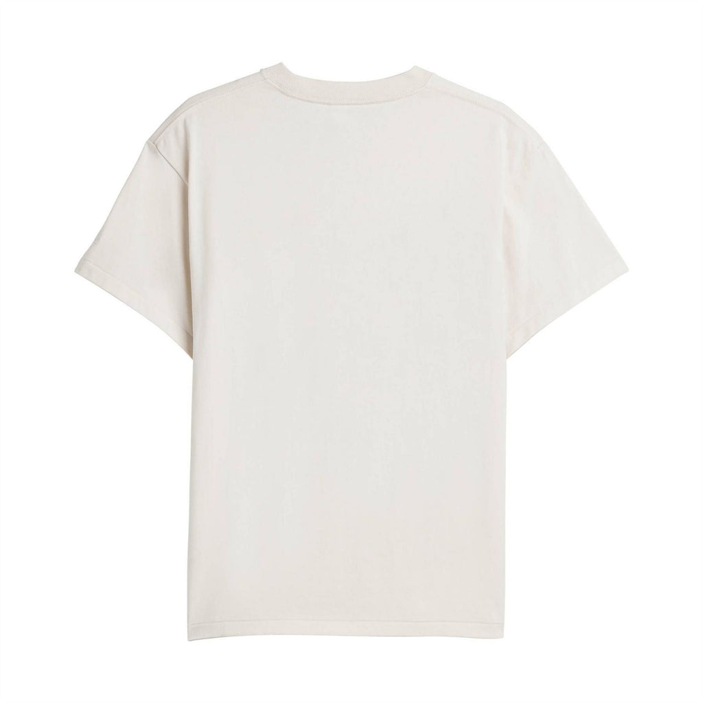 Wonder White crewneck T-shirt, plain back, short sleeves
