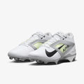 Nike Alpha Menace 4 Pro FD7037-100 Men's White Silver Football Cleats RHS7709