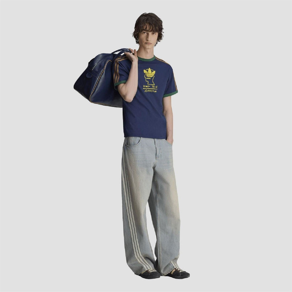 adidas Originals Dead T Shirt, casual men's T-shirt with graphic design, made of soft cotton fabric, in black color.