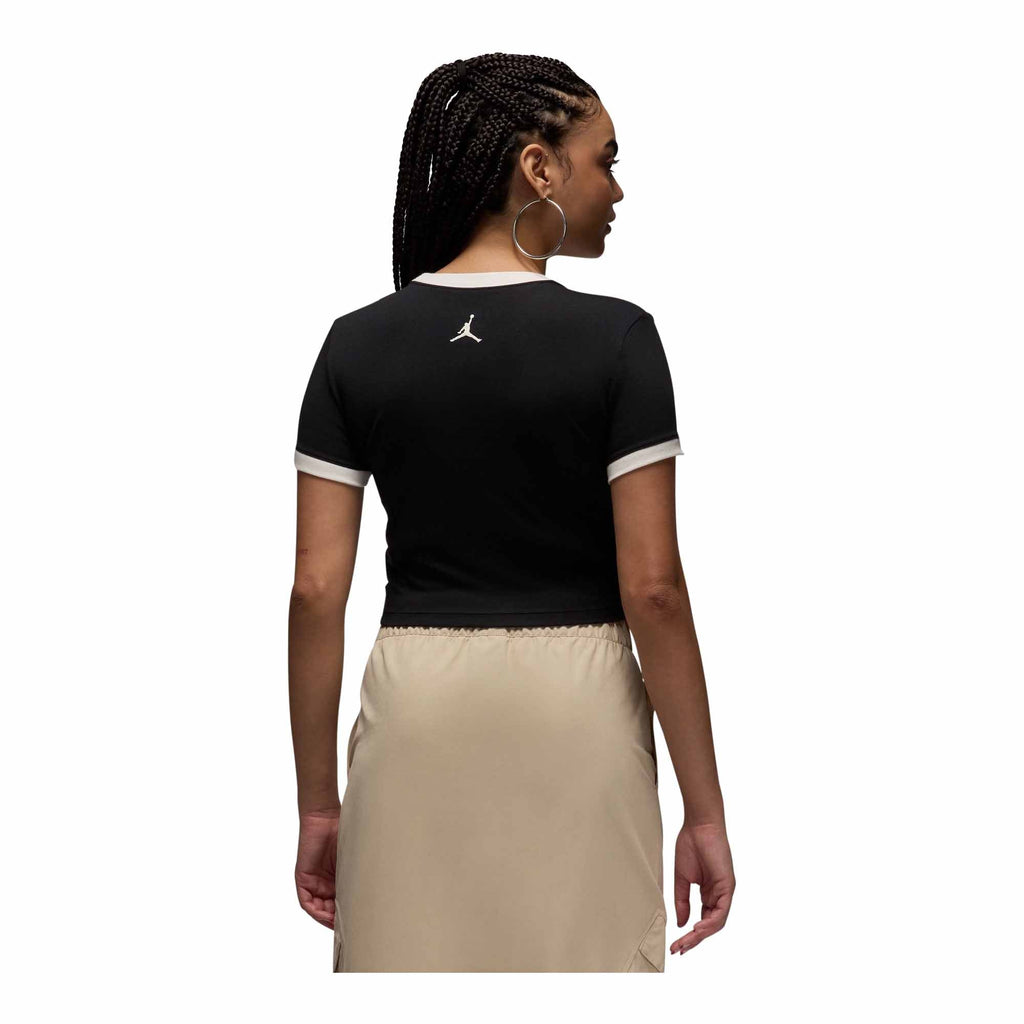 WOMENS JORDAN CROPPED GRAPHIC T-SHIRT_BLACK
