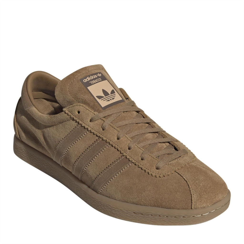 adidas Tabacco low top sneaker in brown suede with adidas logo on tongue