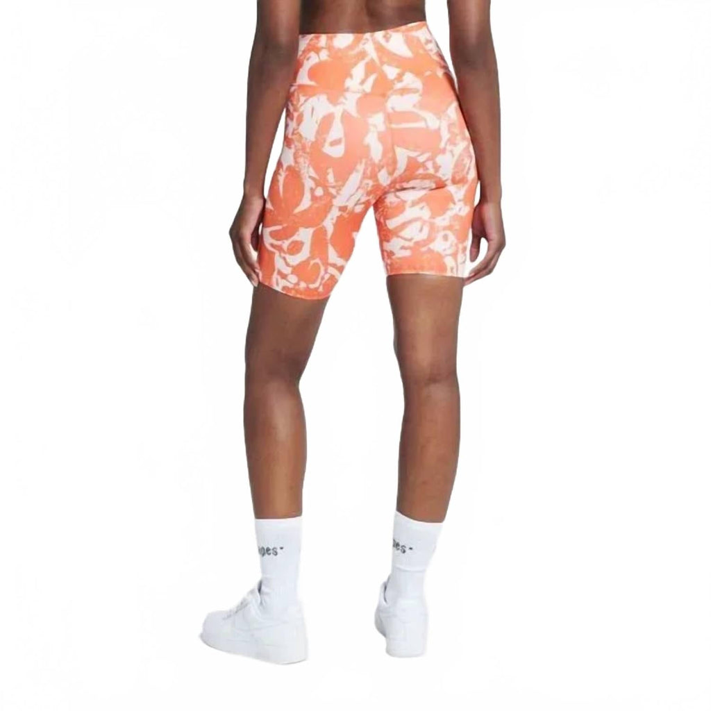 Woman's Luxe Icon Clash Bike Shorts In Orange