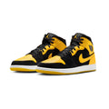 Men's MENS AIR JORDAN 1 MID SE BLACK/VARSITY MAIZE_HJ6654-071