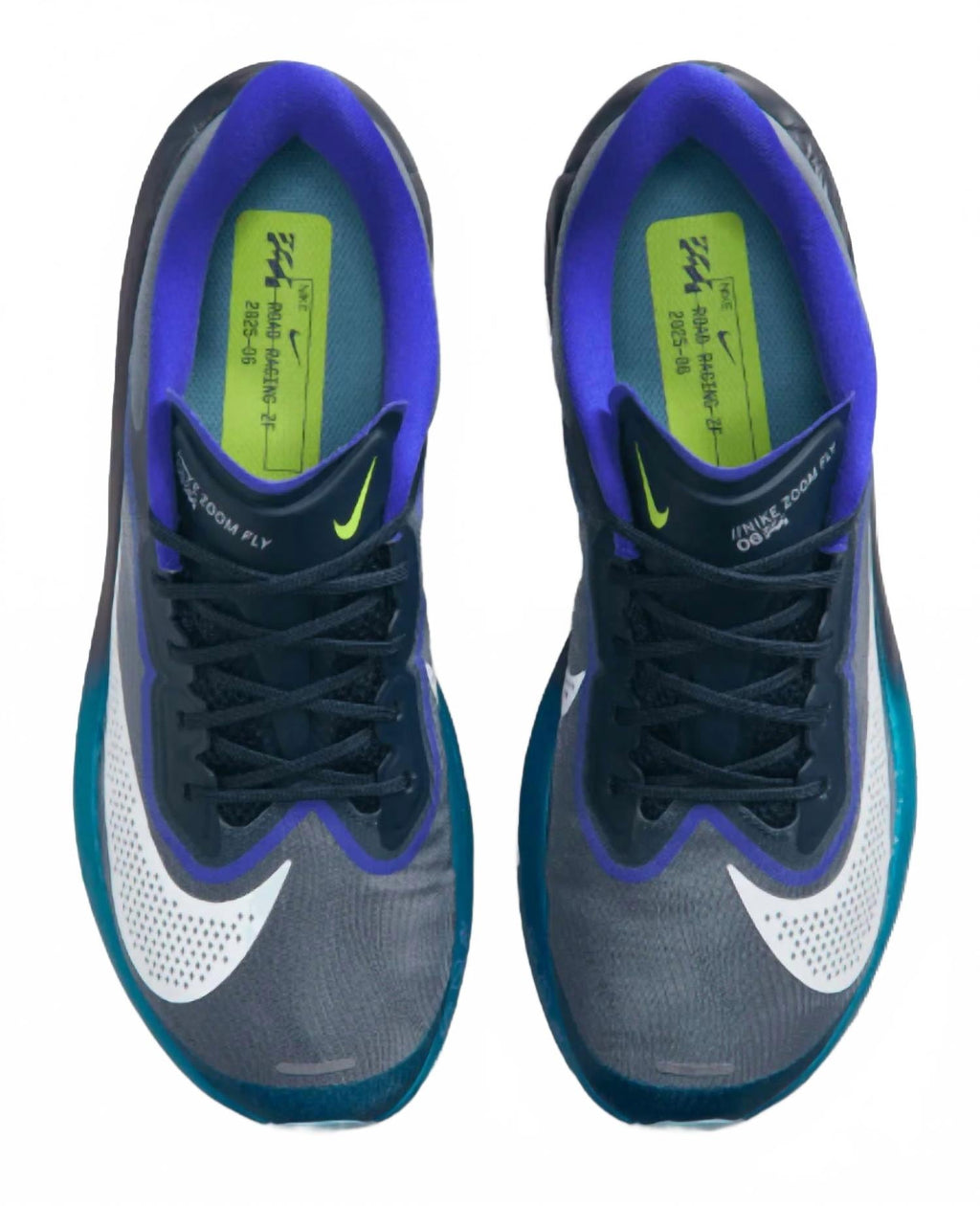 Men's Zoom Fly 6 Shoe In Obsidian/white-Persian Violet