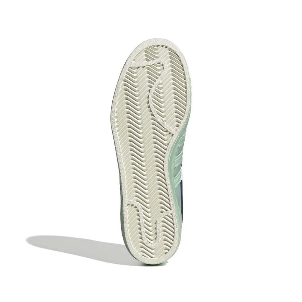 Rubber outsole for low-top trainers with ribbed tread in off-white