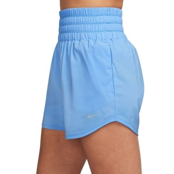 Women's Nike One Shorts Blue Dri-FIT Ultra High-Waisted 3" Brief-Lined SRT9
