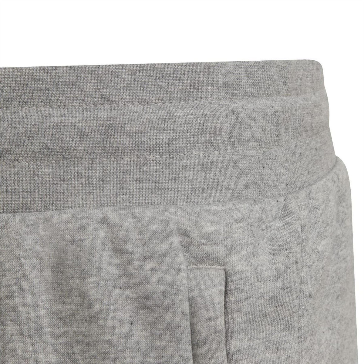 Grey adidas Originals shorts with side panel seam detail