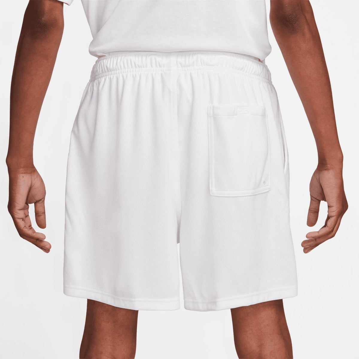 Men's Club Mesh Shorts In White/black