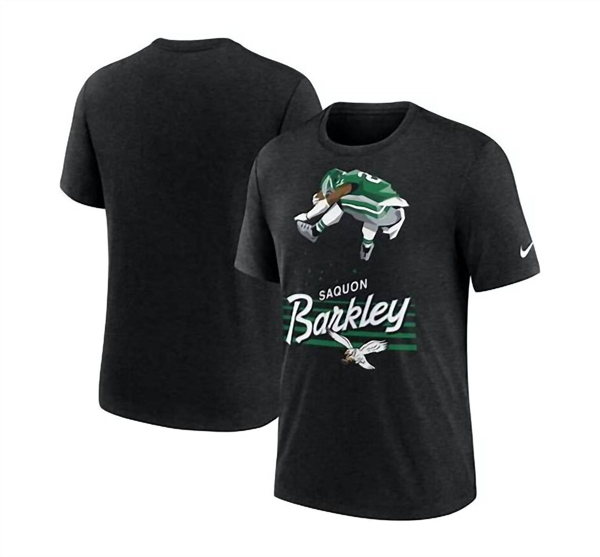 Men's Saquon Barkley Philadelphia Eagles Player Graphic T-Shirt In Black
