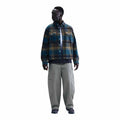 MENS NIKE LIFE FIELD SHIRT_MEDIUM OLIVE/BLUE FORCE/SEAWEED/WHITE
