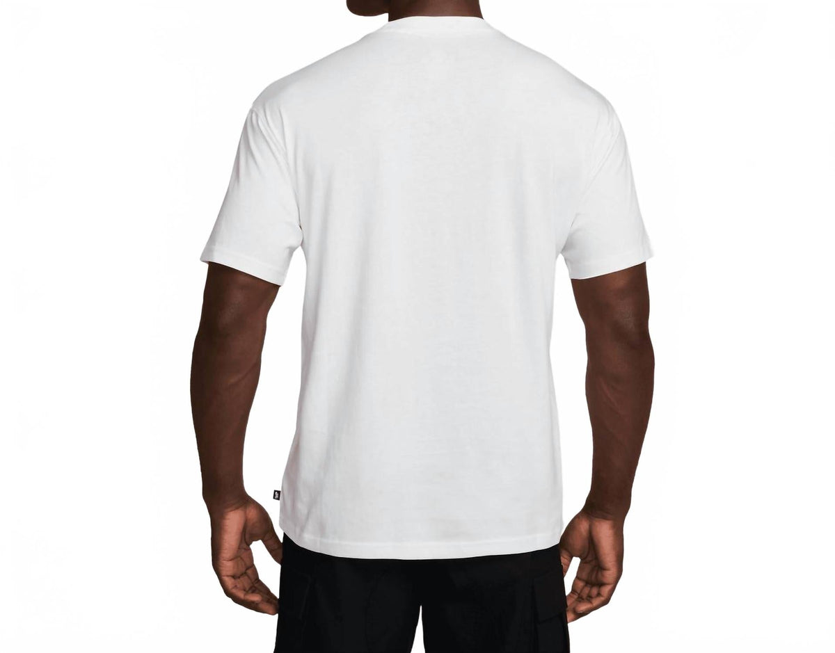Men's Sb Max Dog Skate Shirt In White