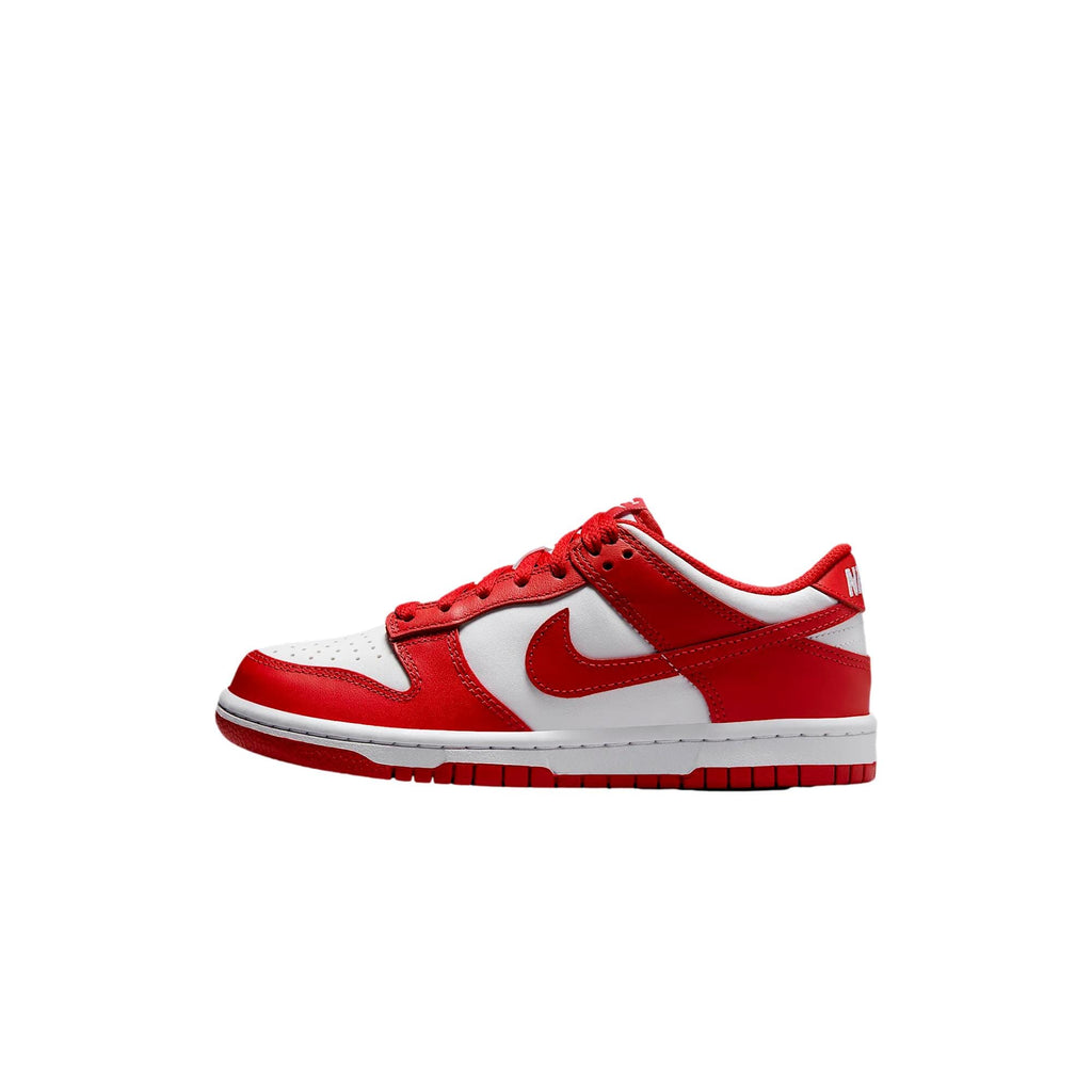 Grade-School Nike Dunk Low White/University Red FB9109-119