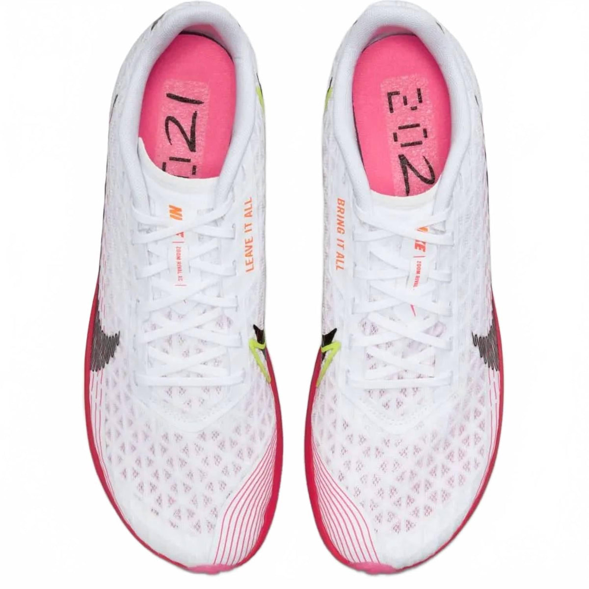 Men's Zoom Rival Xc 5 Track & Field Spikes Shoes In White/black-Bright Crimson