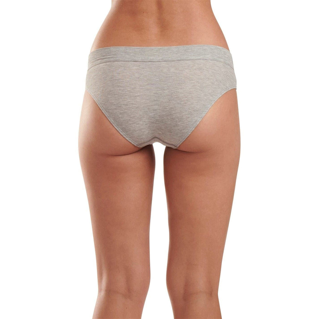 Adidas Originals 2x2 Rib High Waist Brief in white with ribbed fabric, designed as comfortable nightwear or underwear.