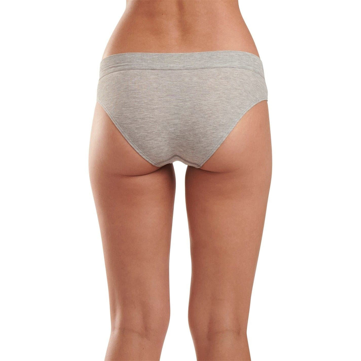 Adidas Originals 2x2 Rib High Waist Brief in white with ribbed fabric, designed as comfortable nightwear or underwear.