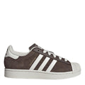 adidas Originals Superstar II sneakers in dark brown suede with white three-stripe design
