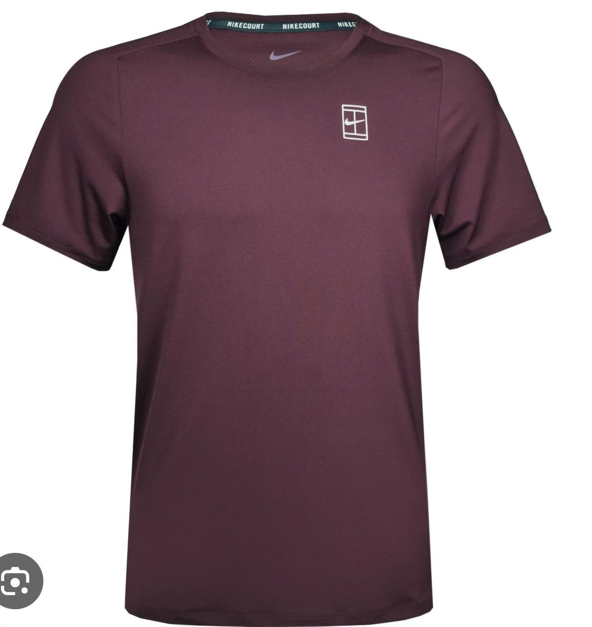 Men's Court Advantage T-Shirt In Maroon