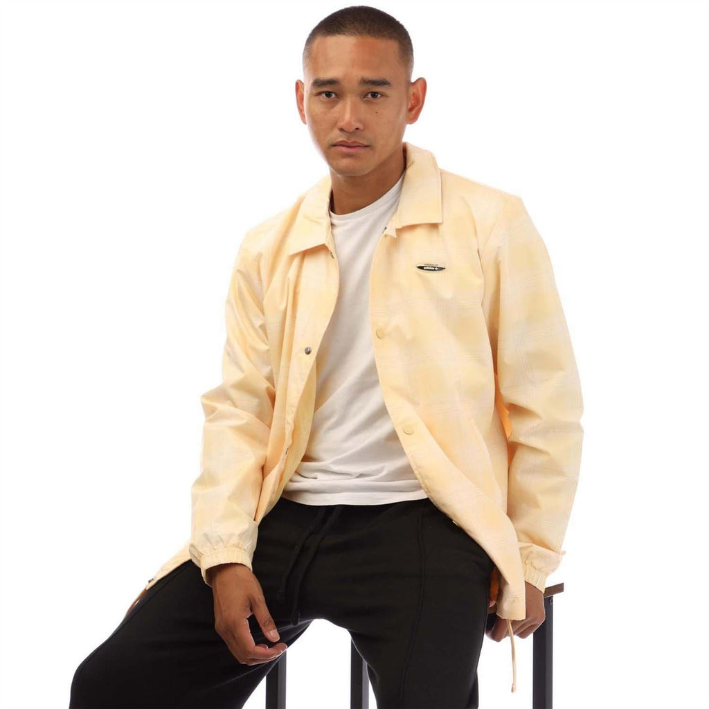 adidas Originals Coach Jacket, stylish lightweight coat with branding, featuring a classic design and zip-front closure.