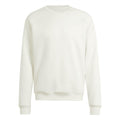 adidas Originals ivory crewneck sweatshirt, long sleeves, ribbed cuffs and hem