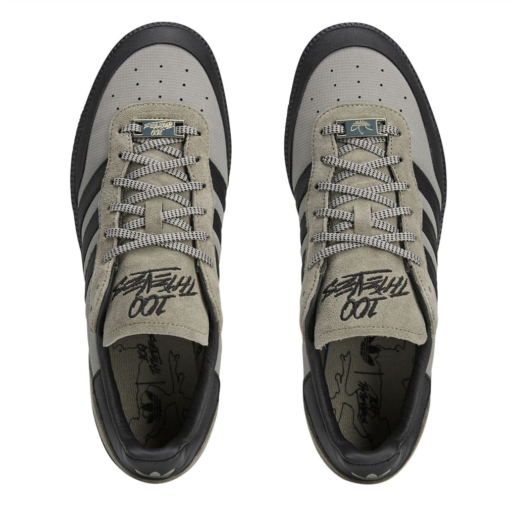 adidas Originals 100t Palos hi footwear showing white canvas high-top sneakers with laces and classic design