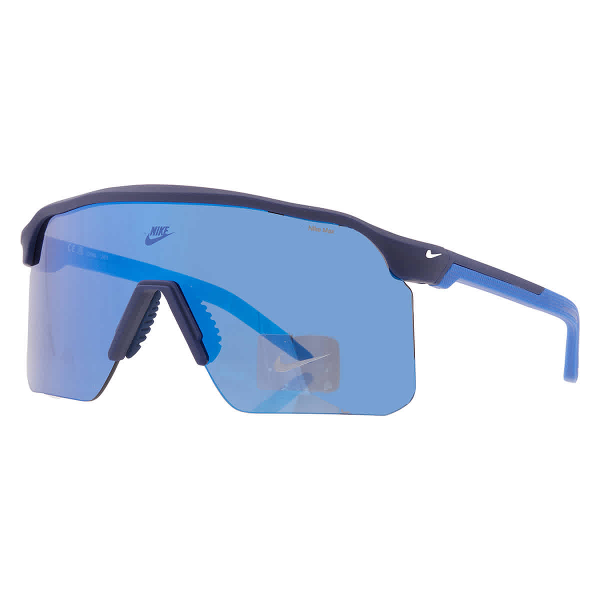Nike Blue Mirror Shield Men's Sunglasses NIKE EXPEDITION SHIELD IB6562X 492 61