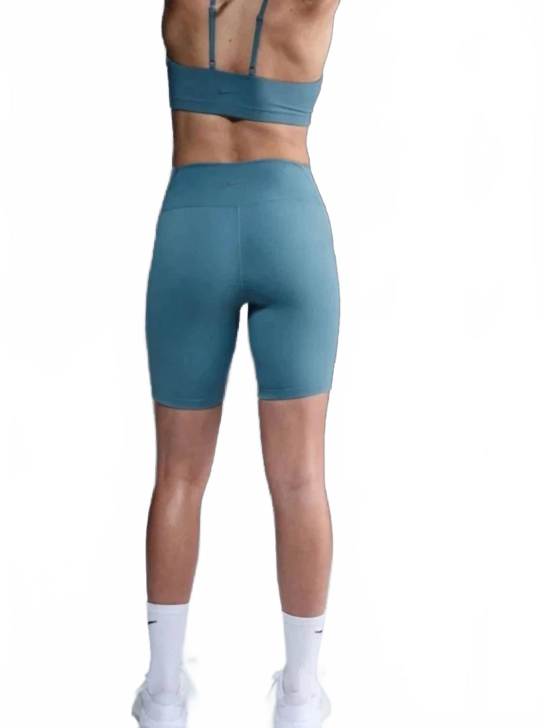 Women's Biker Short In Light Blue