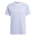 adidas Originals Classics 3 Stripes T-shirt featuring iconic three stripes design in white and black, casual fit, front view.