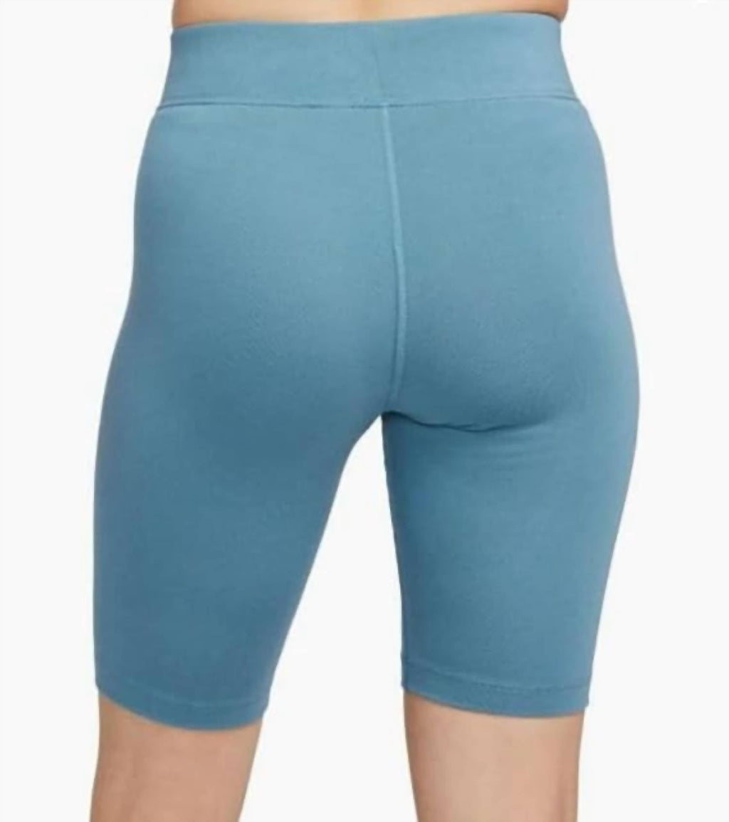 Sportswear Essential Bike Shorts In Aqua Noise/white