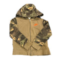Nike Boys Green Camo Hoodie