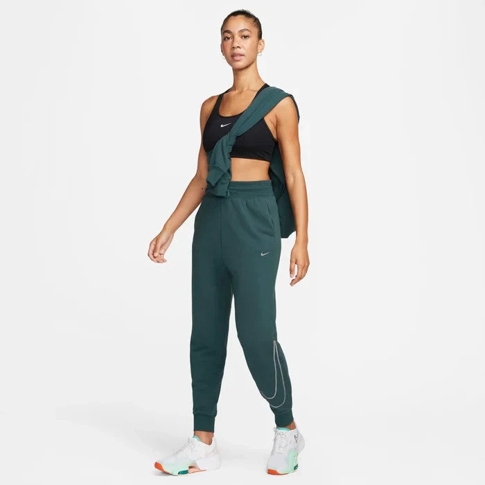 Women's Nike Dri-Fit One Pants Deep Jungle Drawstring Waist Jogger FTS518