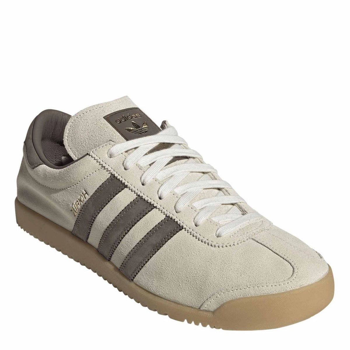 adidas Originals suede lace-up sneakers with 'Zurich' label and striped side