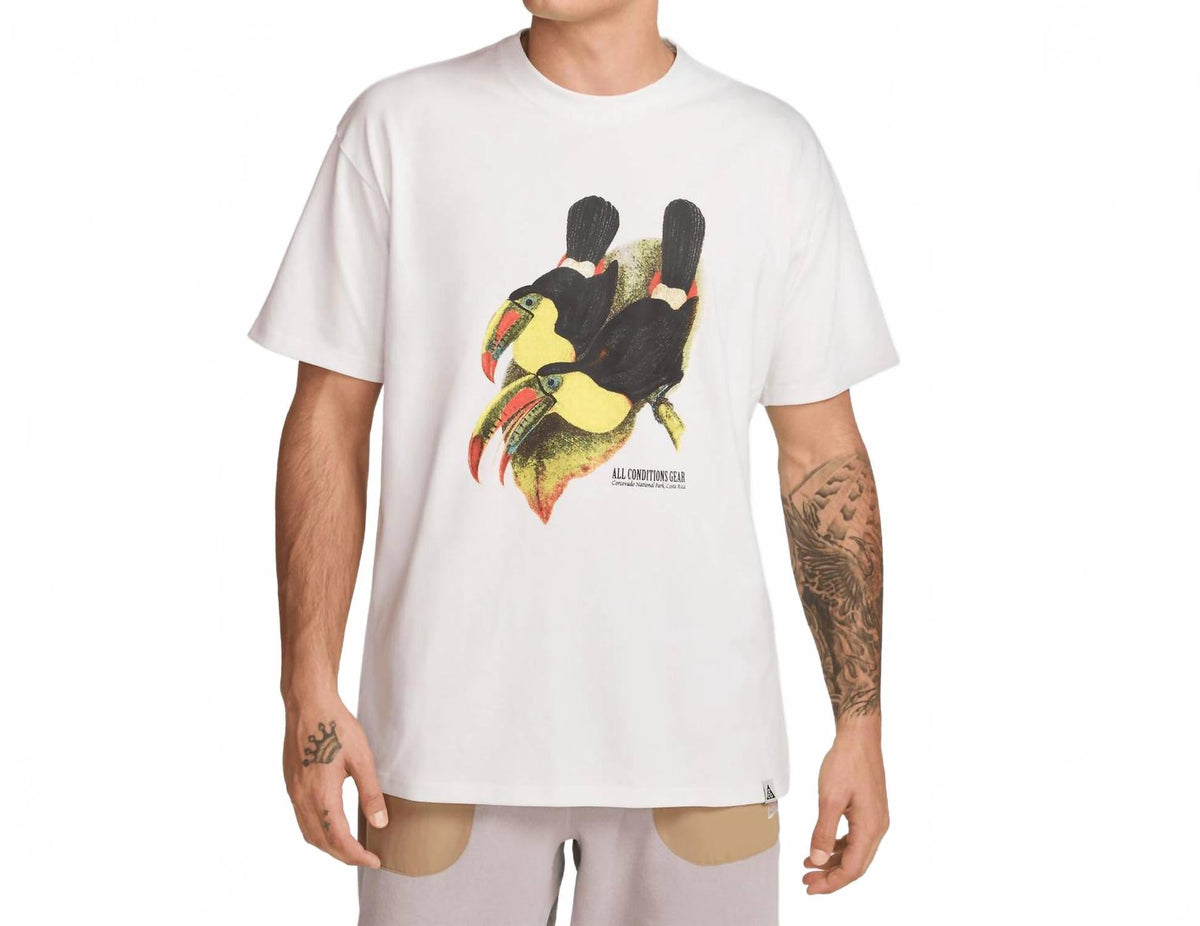 Men's Acg Toucan Dri Fit Shirt In Summit White