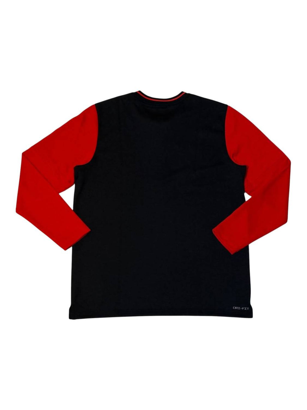 Men's Dri-Fit Half Zip Top In Black/university Red