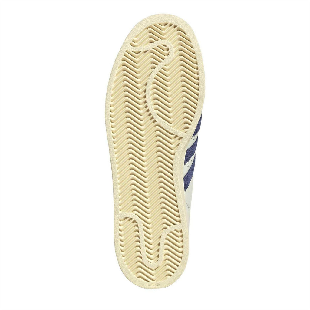 Cream rubber outsole for adidas Originals Superstar II sneakers with herringbone tread