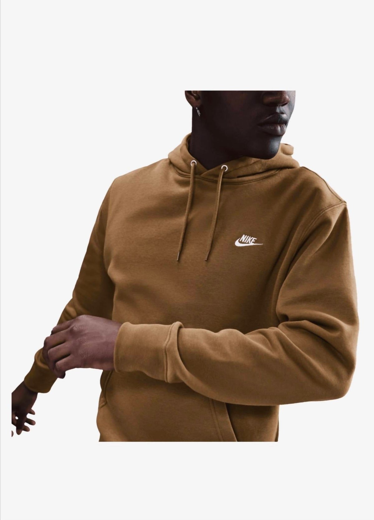 Men鈥橲 Club Hoodie In Brown