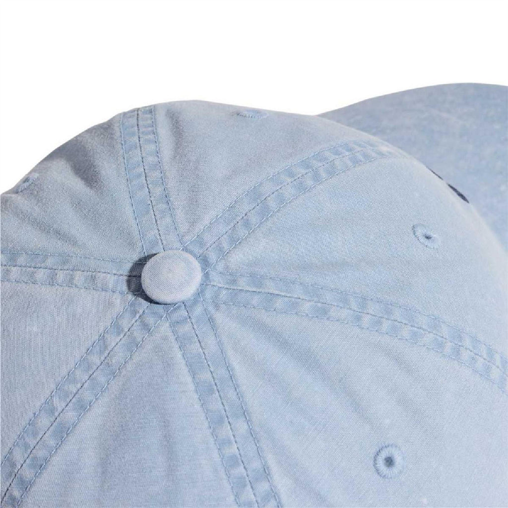 adidas Originals dad cap light blue with stitched panels and top button detail