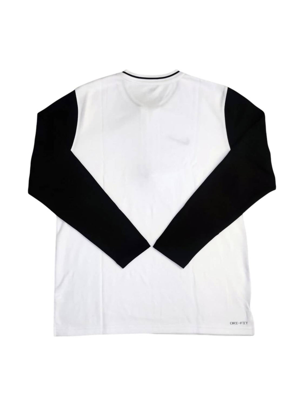 Men's Dri-Fit Half Zip Top In White/black
