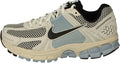 Women's Nike Zoom Vomero 5 running shoe in platinum tint with black accents, mesh upper.